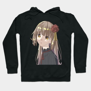 Mysterious rose (transparent) Hoodie